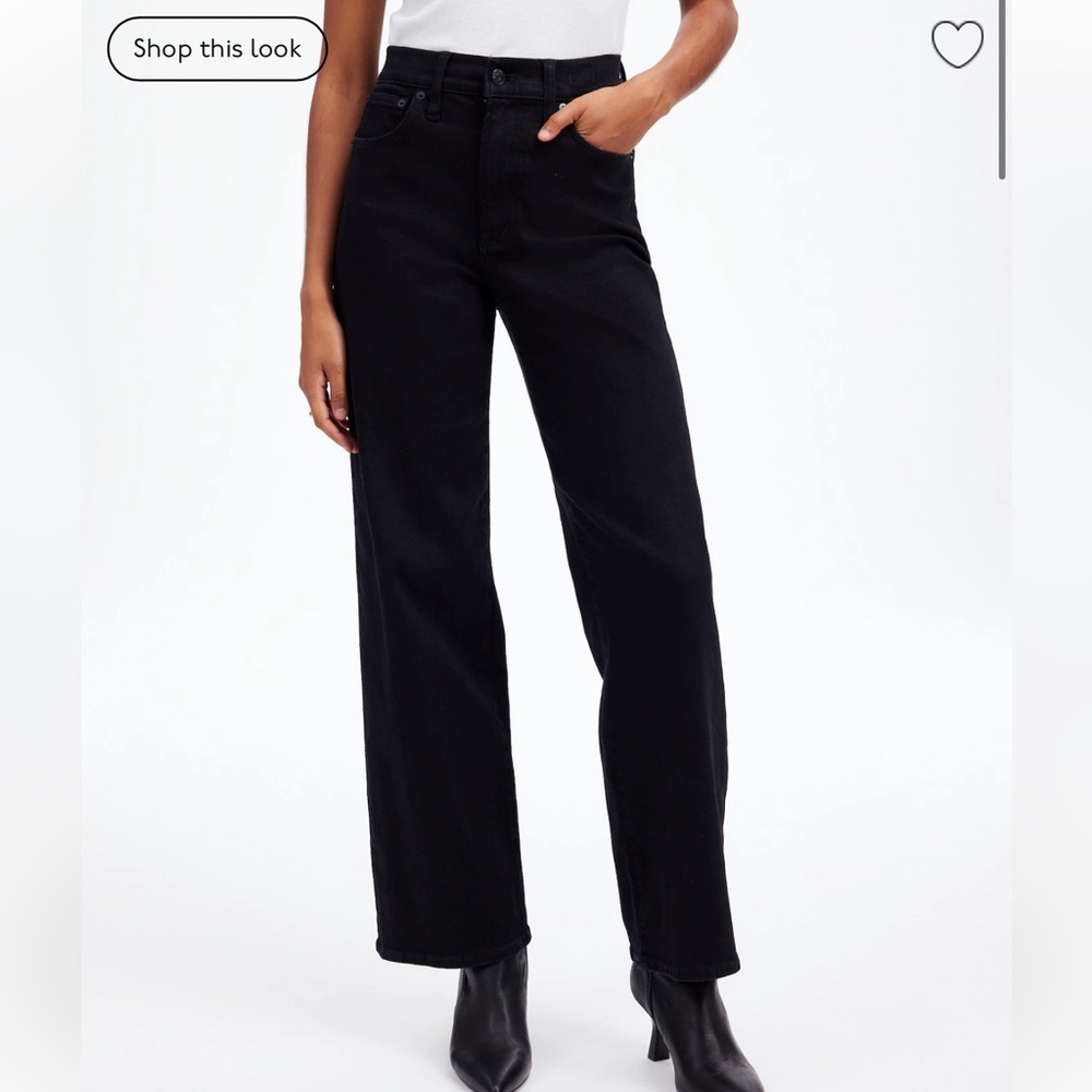Madewell The Perfect Vintage Wide-Leg Jean Size 25 petite